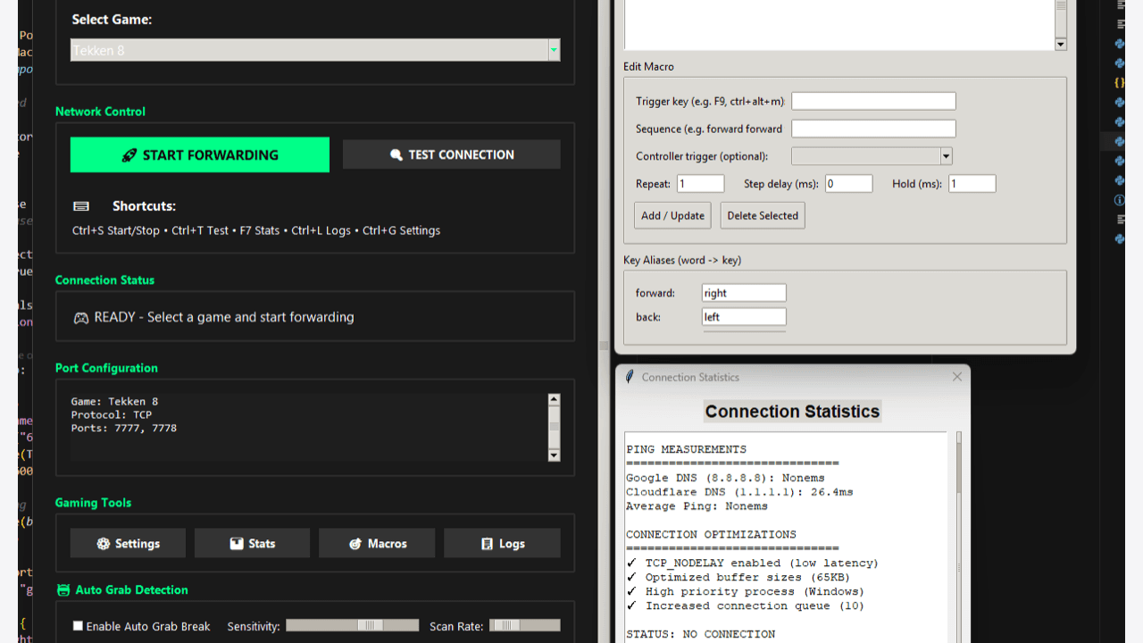GameSync · Network tool